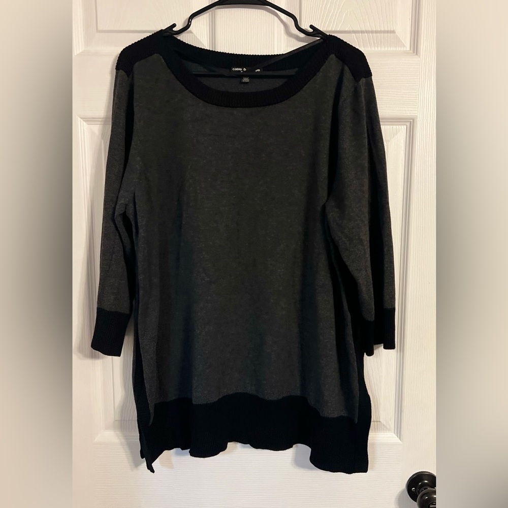 Cable & Gauge Women’s Black Long Sleeve 2xl Shirt